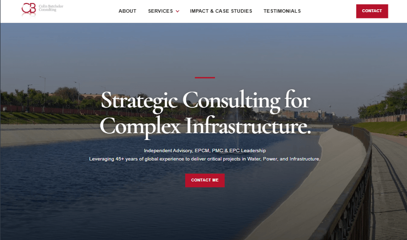 CB Consult Website Preview
